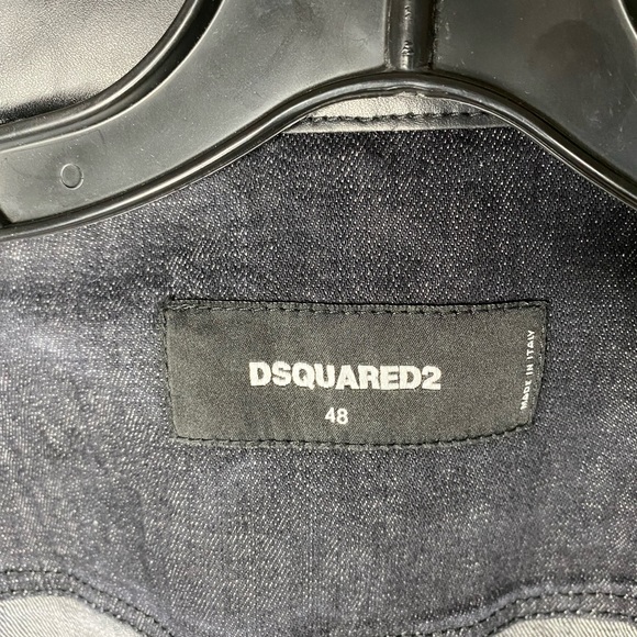 DSQUARED2 Jean Jacket Grey Size Medium - Picture 4 of 5